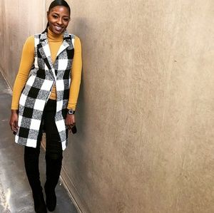 Boutique Checkered Vest